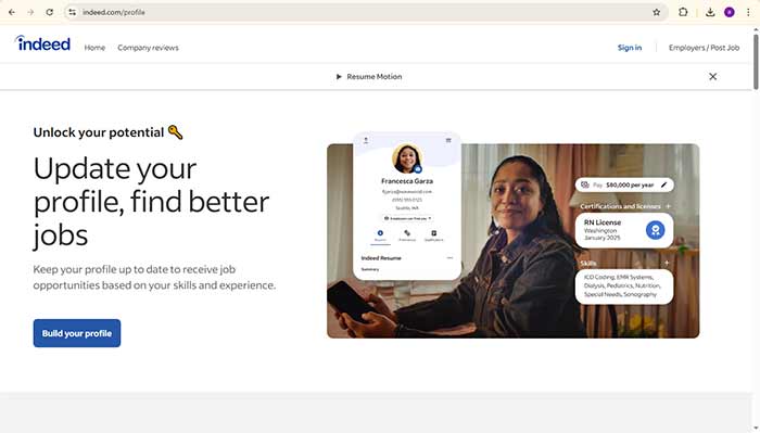 Indeed Resume Builder