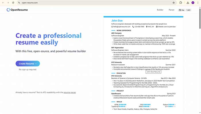OpenResume