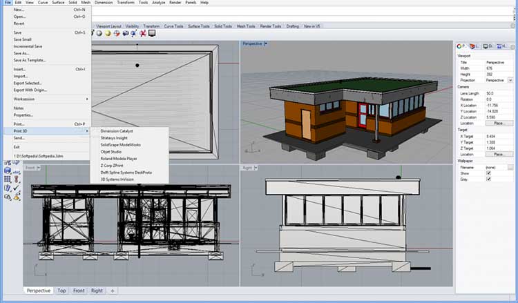 طراحی نرم افزار چهارم: نرم افزار راینو (Rhinoceros 3D) و جادوی طراحی فرمهای آزاد