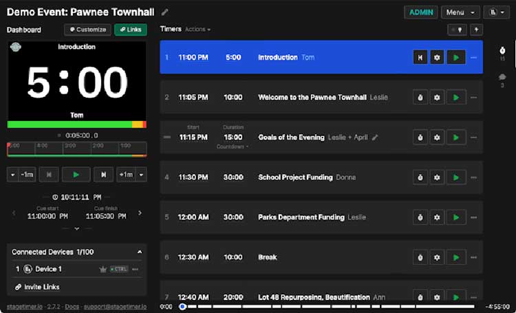 اپلیکیشن پِرزنتیشن تایمر (Presentation Timer)