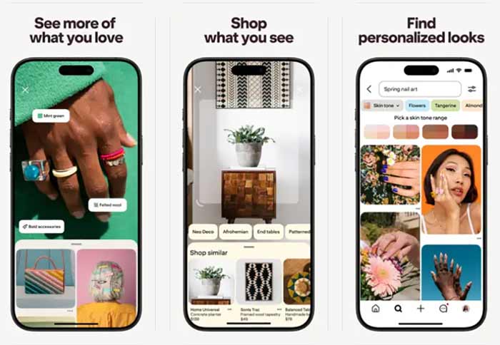 اپلیکیشن (پینترست) Pinterest